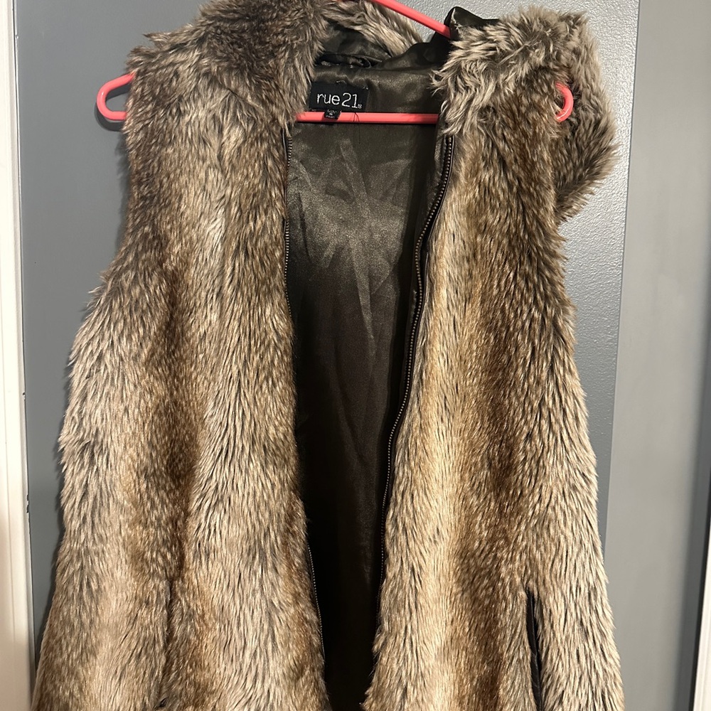Rue21 Women's Teddy Jacket - Tan